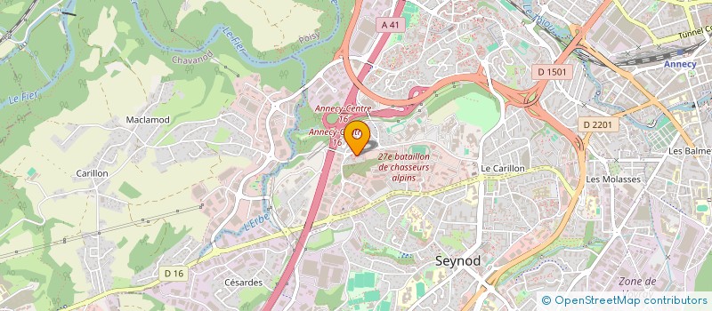 localisation de l'entreprise LATRUFFE à ANNECY