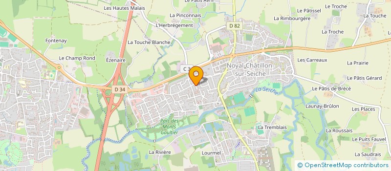 localisation de l'entreprise LATRUFFE-MONTMEYLIAN CHRISTOPHE  NOYAL-CHATILLON-SUR-SEICHE