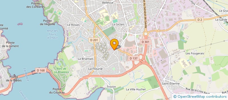 localisation de l'entreprise LATRUFFE MONTMEYLIAN CHRISTOPHE  SAINT-MALO