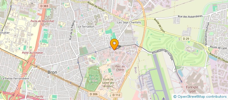 localisation de l'entreprise LATS LYON AUTO TRANSACTIONS SERVICES à BRON