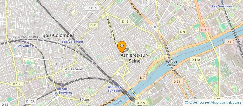 localisation de l'entreprise LATSU  ASNIERES-SUR-SEINE