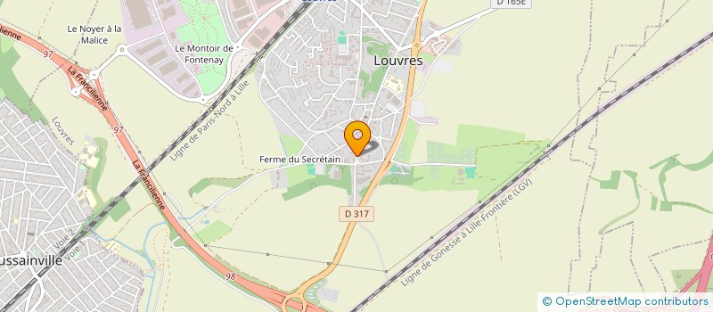localisation de l'entreprise LATTARI RENOV'BAT  LOUVRES