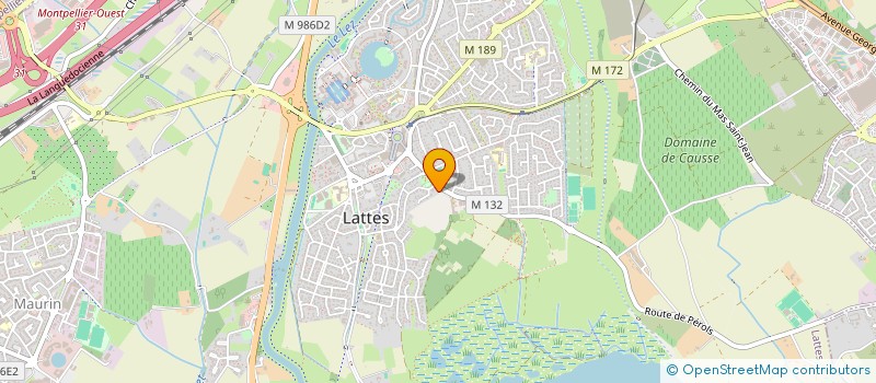 localisation de l'entreprise LATTES ORTHODONTIE à LATTES