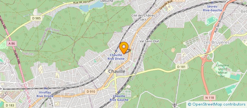 localisation de l'entreprise LATTITUDE à CHAVILLE