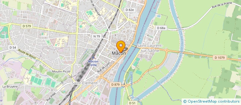 localisation de l'entreprise LATTITUDE à MACON