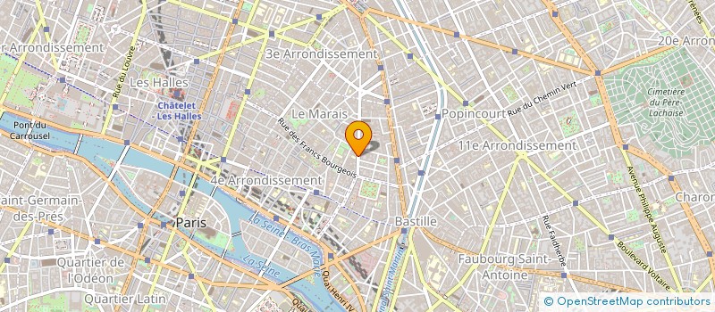 localisation de l'entreprise LATTORE à PARIS