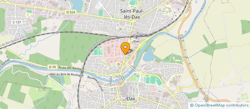 localisation de l'entreprise LAU GER à DAX