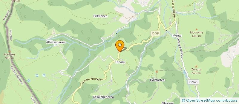 localisation de l'entreprise LAU HAIZE  ALDUDES