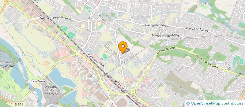 localisation de l'entreprise LAU IMMO  LESCAR