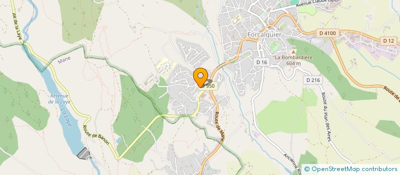 localisation de l'entreprise LAU MAS FANNILLO  FORCALQUIER