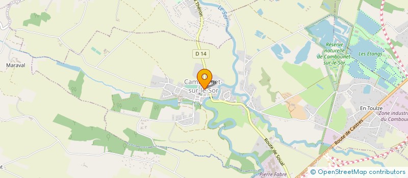 localisation de l'entreprise LAU PHILIPPE à CAMBOUNET-SUR-LE-SOR