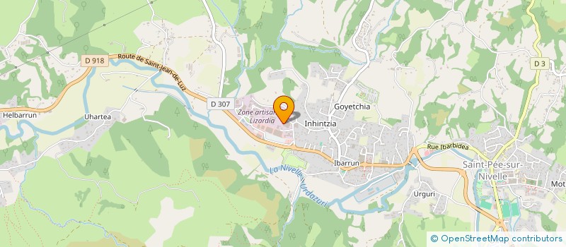 localisation de l'entreprise LAUAXETA  SAINT-PEE-SUR-NIVELLE