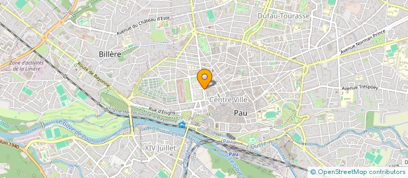 localisation de l'entreprise LAUBAS à PAU