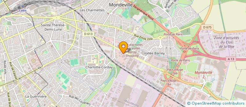 localisation de l'entreprise LAUBEL PREVENTION HABITAT  MONDEVILLE