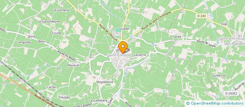 localisation de l'entreprise LAUBEN  SAINT-EMILION