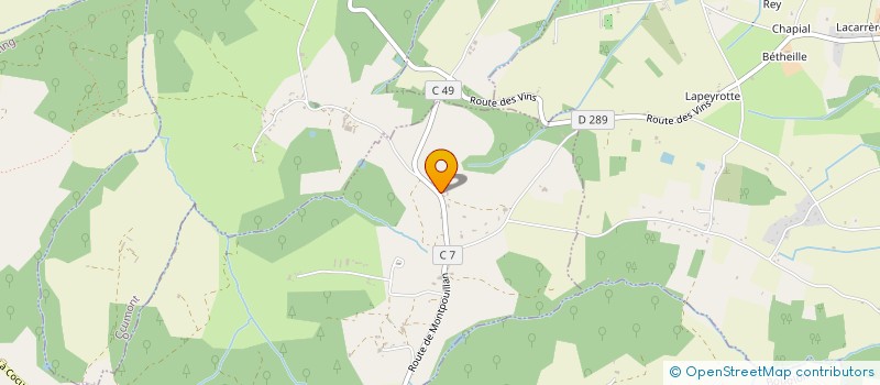 localisation de l'entreprise LAUBEN  GUERIN