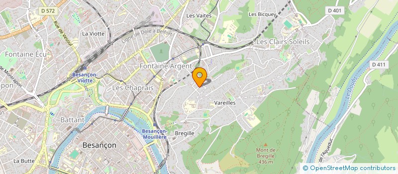 localisation de l'entreprise LAUBEN1 à BESANCON