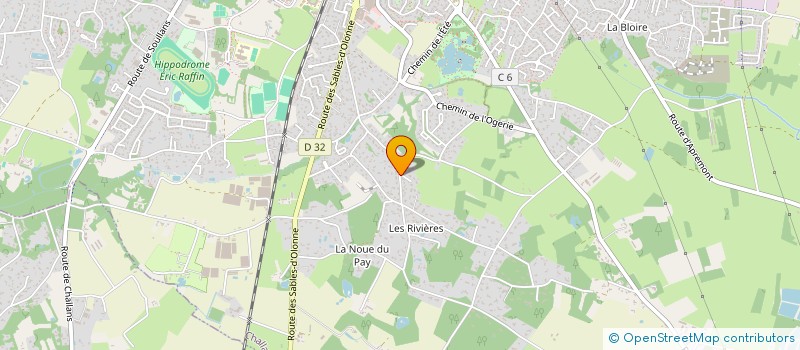 localisation de l'entreprise LAUBENJI à CHALLANS