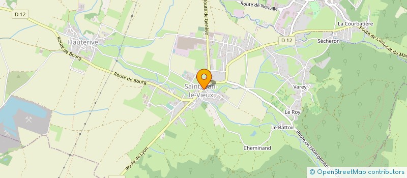 localisation de l'entreprise LAUBER ALIMENTATION à SAINT-JEAN-LE-VIEUX