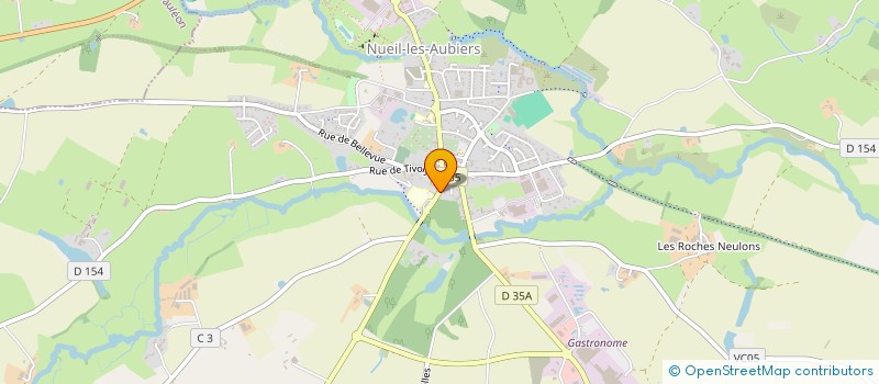 localisation de l'entreprise LAUBERTINE  NUEIL-LES-AUBIERS