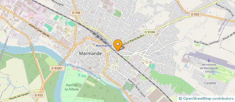 localisation de l'entreprise LAUBIE  MARMANDE