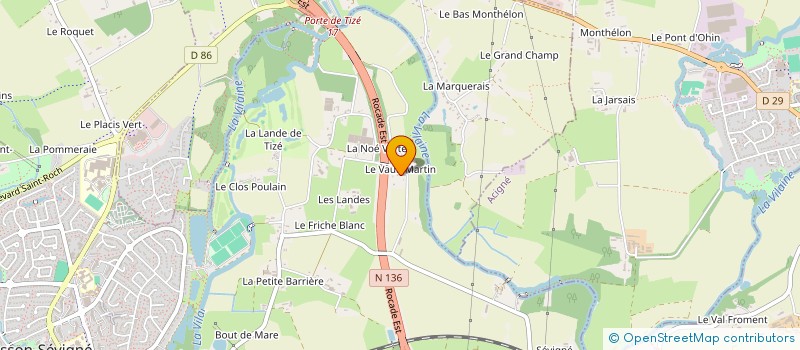 localisation de l'entreprise LAUBIJO  CESSON-SEVIGNE
