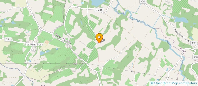 localisation de l'entreprise LAUBURUETCHEA  AVERON-BERGELLE