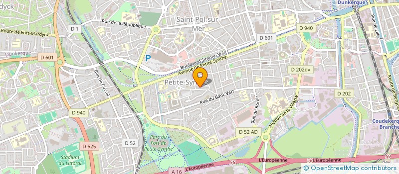 localisation de l'entreprise LAUCA à DUNKERQUE