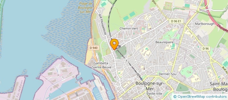 localisation de l'entreprise LAUCA  BOULOGNE-SUR-MER