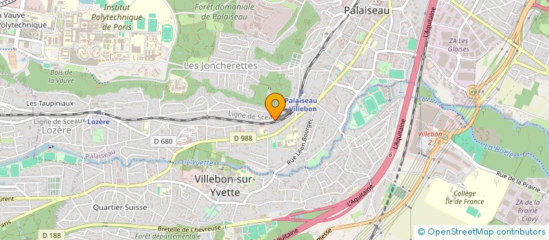 localisation de l'entreprise LAUCAL à PALAISEAU