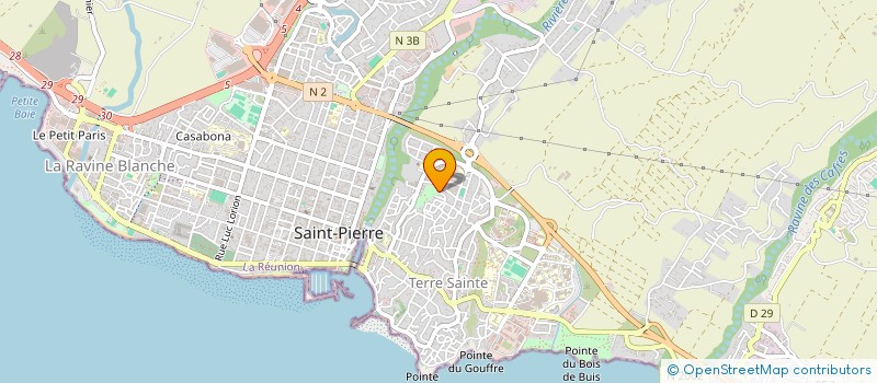 localisation de l'entreprise LAUCALEO à SAINT-PIERRE