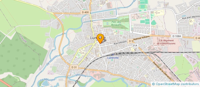 localisation de l'entreprise LAUCANIFLORE  LUNEVILLE