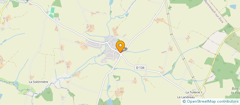localisation de l'entreprise LAUCANVI à MONTREVAULT-SUR-EVRE