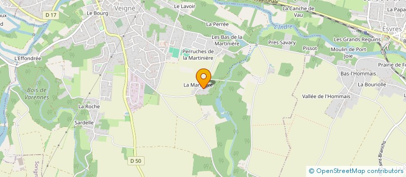 localisation de l'entreprise LAUCAT 37 IMMO à VEIGNE