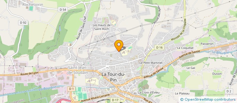 localisation de l'entreprise LAUCHA  LA TOUR-DU-PIN