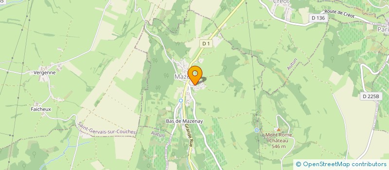 localisation de l'entreprise LAUCHIVERE  SAINT-SERNIN-DU-PLAIN