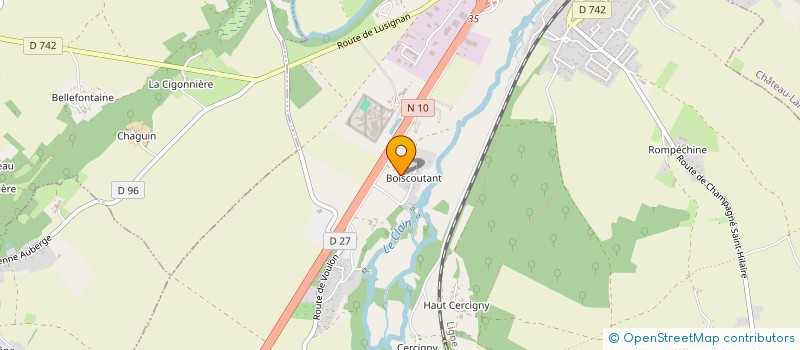 localisation de l'entreprise LAUCHRIS LOISIRS  VIVONNE