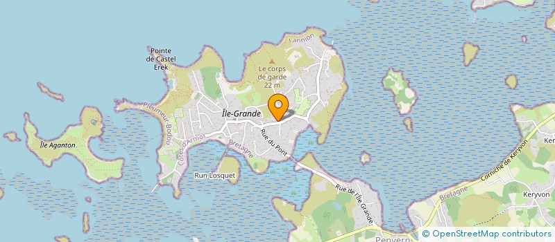 localisation de l'entreprise LAUCIRIS  TREBEURDEN