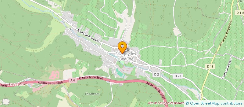 localisation de l'entreprise LAUCLAIRE  SAVIGNY-LES-BEAUNE