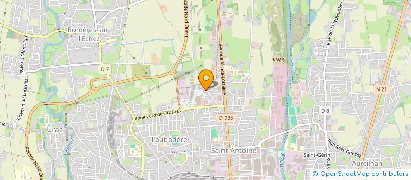 localisation de l'entreprise LAUCLAIRE  TARBES