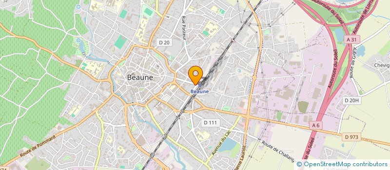 localisation de l'entreprise LAUCLAIRE INVEST à BEAUNE