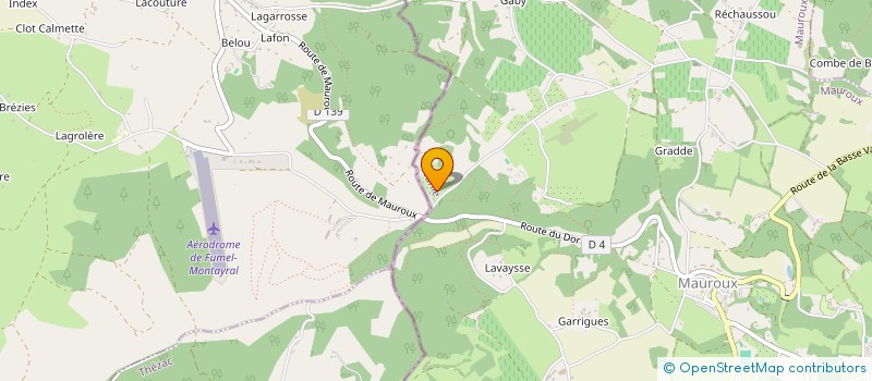 localisation de l'entreprise LAUCO  MAUROUX