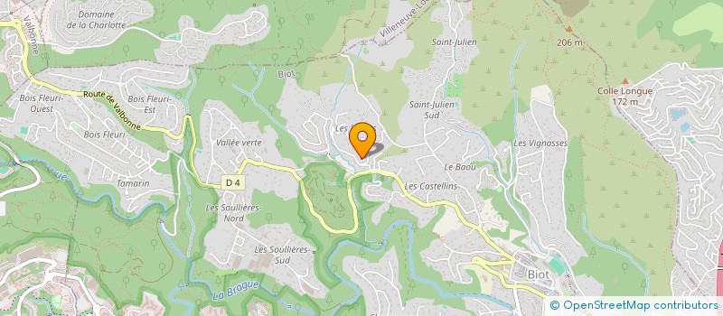 localisation de l'entreprise LAUCO  BIOT