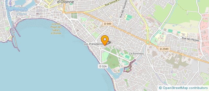 localisation de l'entreprise LAUCOIN à LES SABLES D'OLONNE