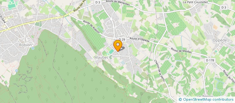 localisation de l'entreprise LAUCRIS  MAUBEC