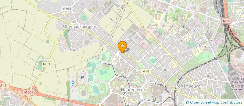 localisation de l'entreprise LAUDA à STRASBOURG