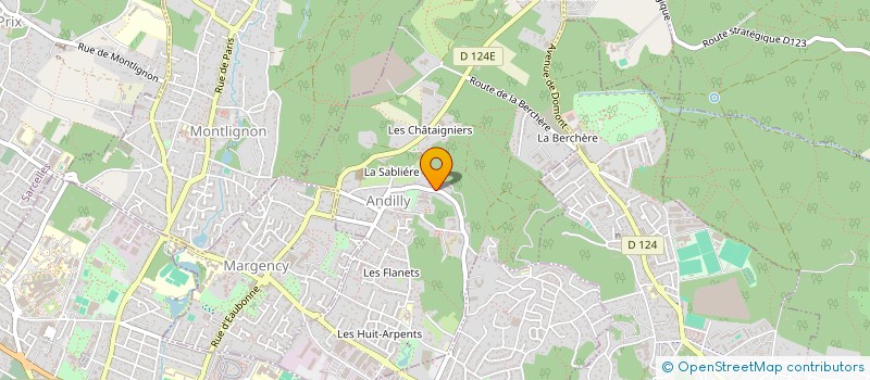 localisation de l'entreprise LAUDA  CAR  ANDILLY