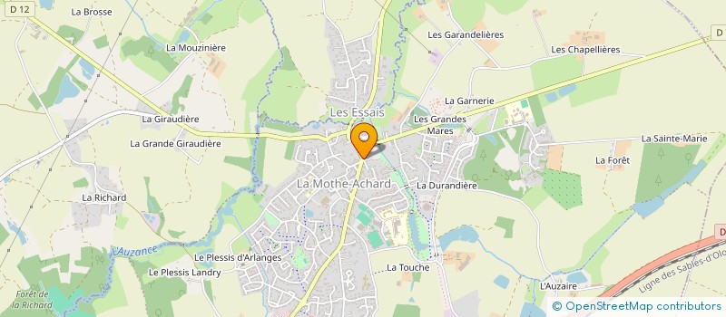 localisation de l'entreprise LAUDA CONSEILS à LES ACHARDS