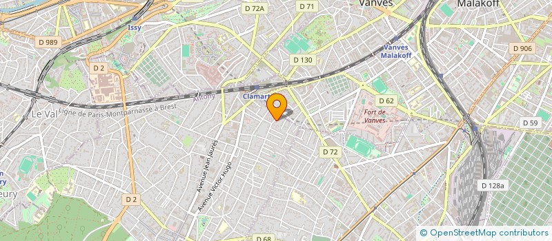 localisation de l'entreprise LAUDA FINANCES à CLAMART