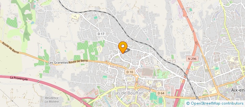 localisation de l'entreprise LAUDAD à AIX-EN-PROVENCE